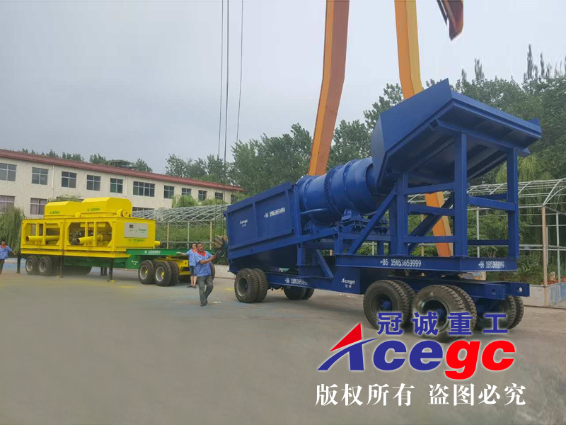 巖金尾礦移動式淘金車